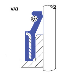 A VA3 szimering típus szerkezete, kialakítása -  VA3 szimering 