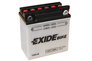 Exide YB9-B akkumulátor 9 Ah / 100A termék kép: exide-yb9-b-akku-615x410.jpg
