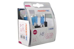 PowerTec H8 fényszóró izzó 35W termék kép: powertech-ultra-white-h8-fenyszoro-izzo-72531452.jpg